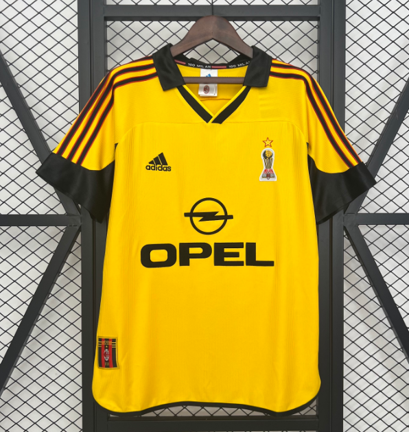 1999-2000 AC Milan Retro Away Soccer Jersey Shirt